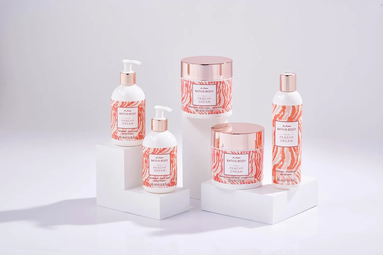 M. Asam Bath & Body Peachy Dream coffret corps pêche 3 soins