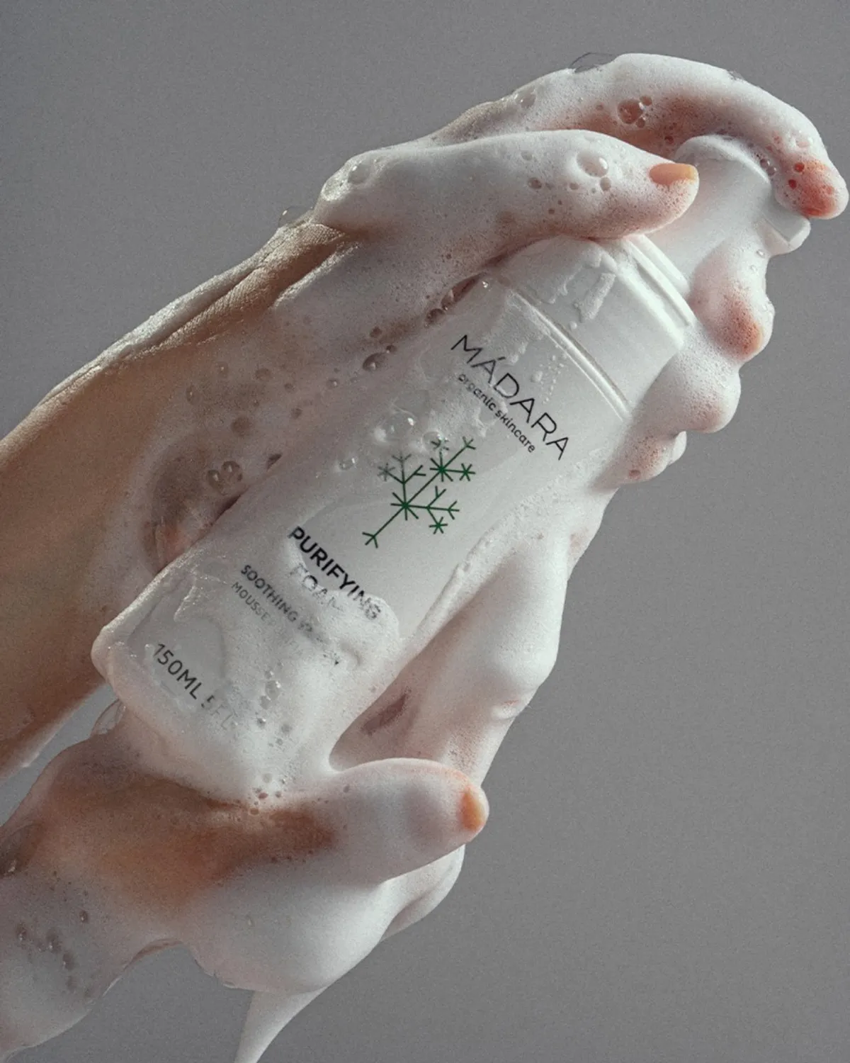 Mádara Purifying Foam mousse nettoyante 150 ml yarrow