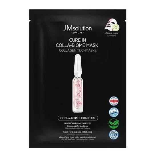 JMsolution Cure In Colla-Biome masque tissu 1 pièce collagène