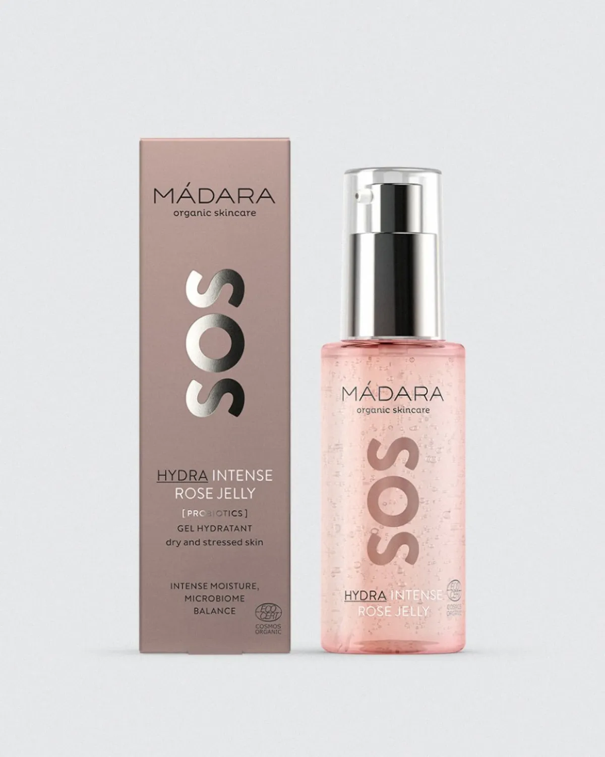 Mádara SOS Hydra Intense Rose Jelly gel hydratant 75 ml sans huile