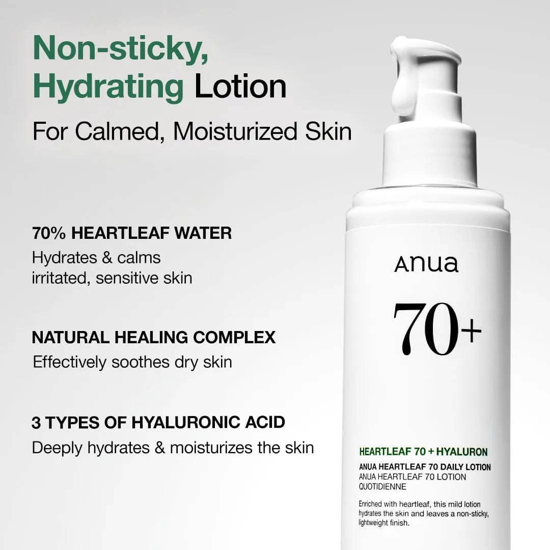 ANUA Heartleaf 70 lotion quotidienne hydratante