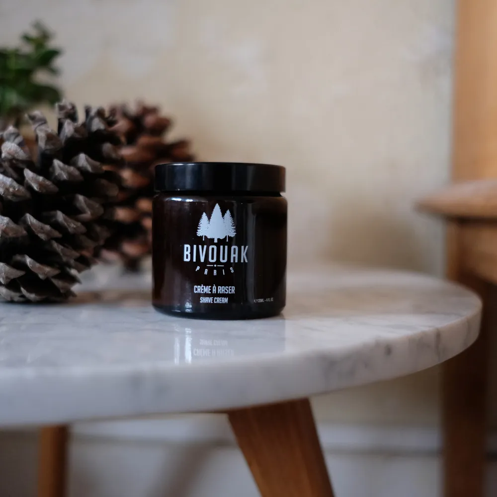 Bivouak crème à raser bio 120ml non moussante