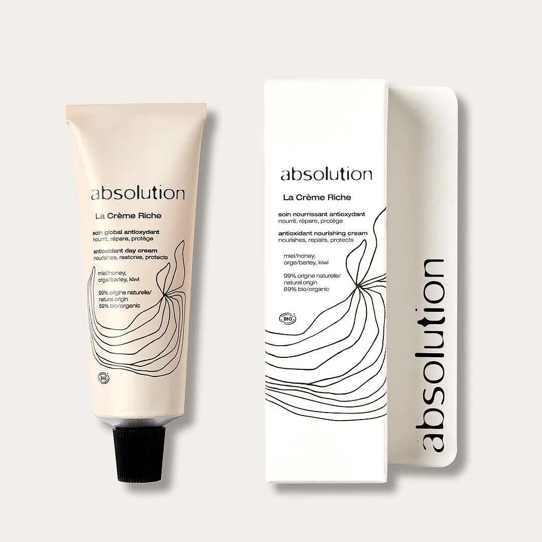 Absolution La Crème Riche crème visage bio peaux sèches