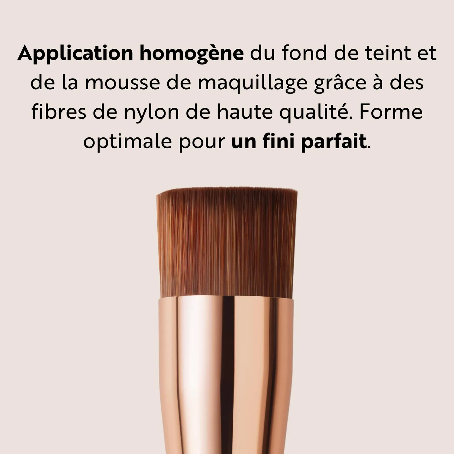 M. Asam Magic Finish Pinceau Fond de Teint plat nylon