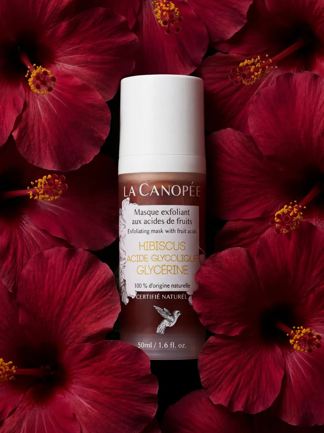 La Canopée masque exfoliant acides de fruits 50 ml éclat