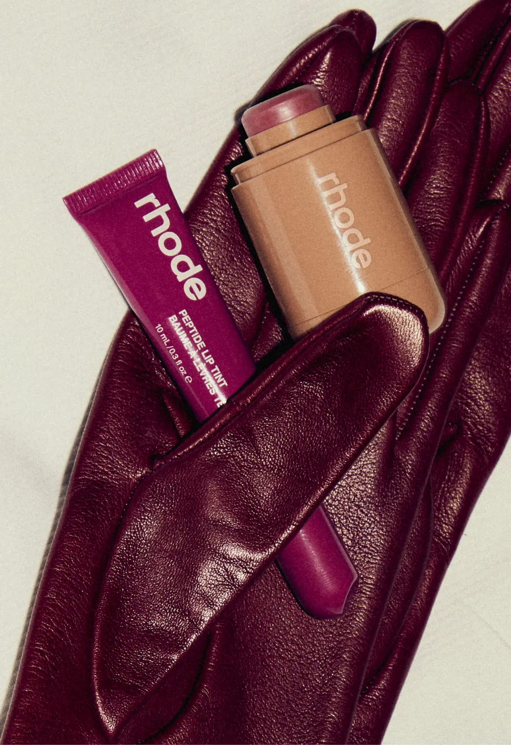 Rhode The Duos duo Sleepy Girl Raspberry Jelly blush gloss
