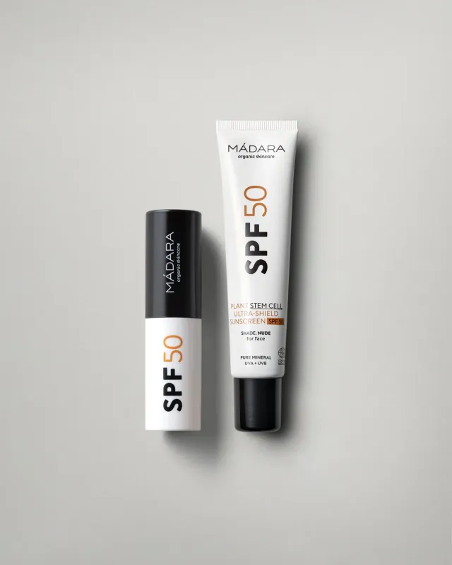 Mádara Set solaire minéral SPF50 stick + crème visage