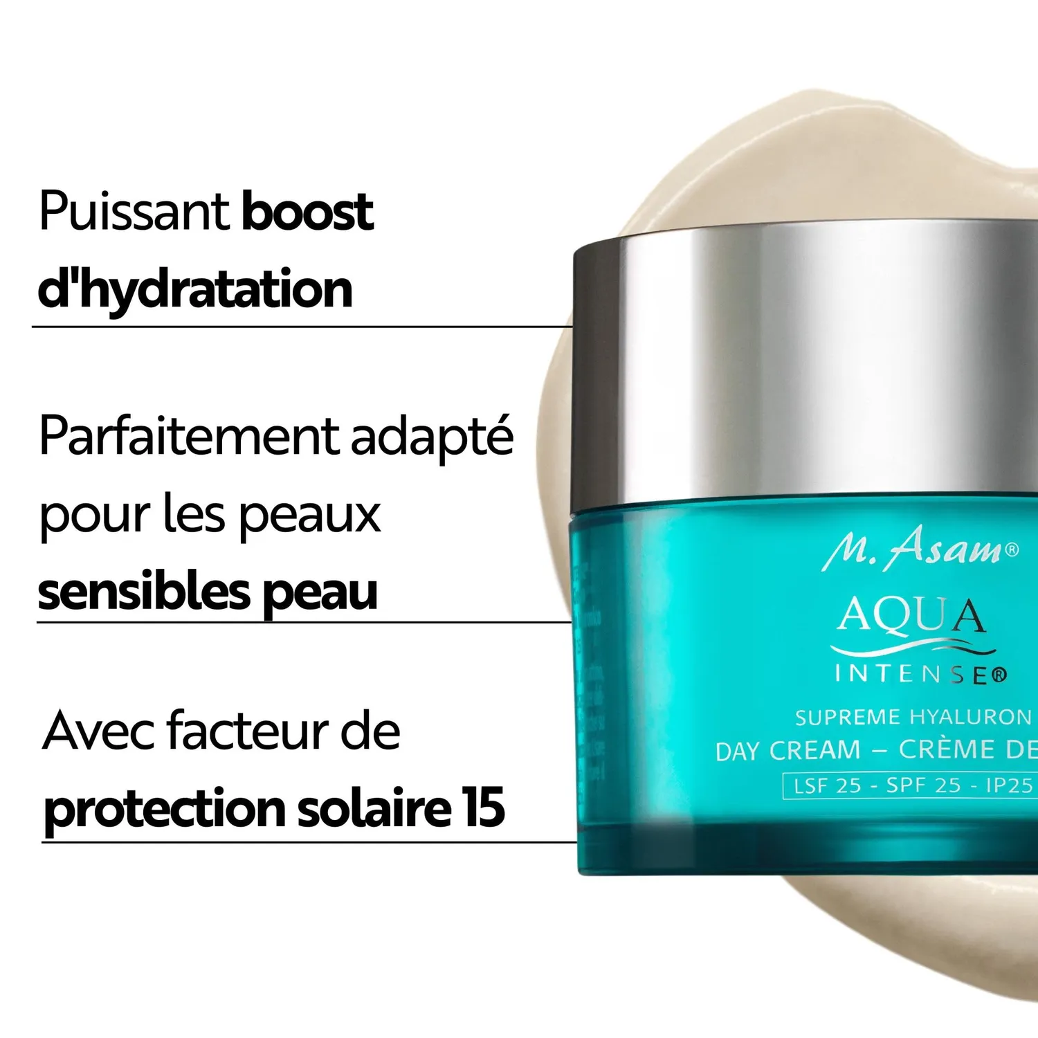 M. Asam Aqua Intense Crème jour SPF25 50 ml
