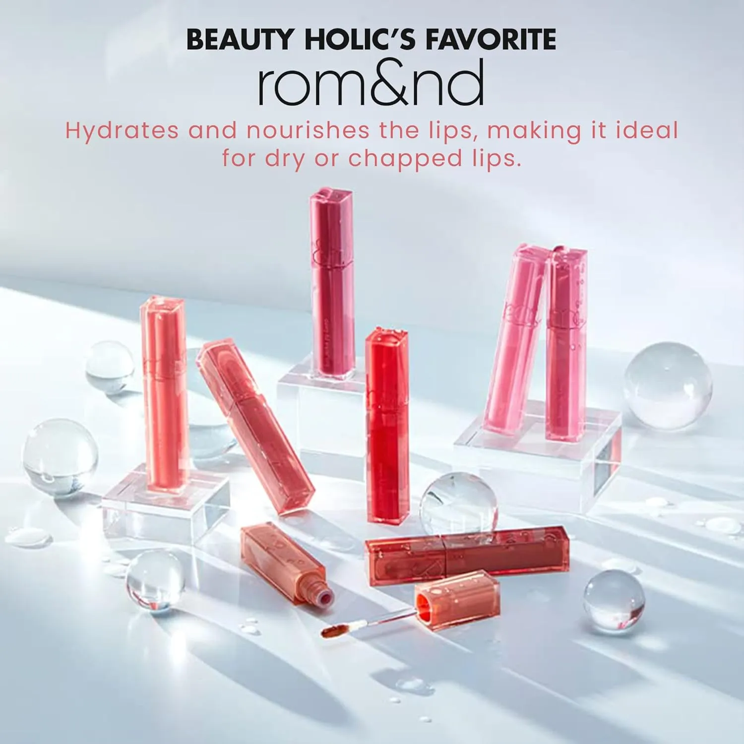 Rom&nd Dewy-Ful Water Tint 10 Murmur Pink encre lèvres