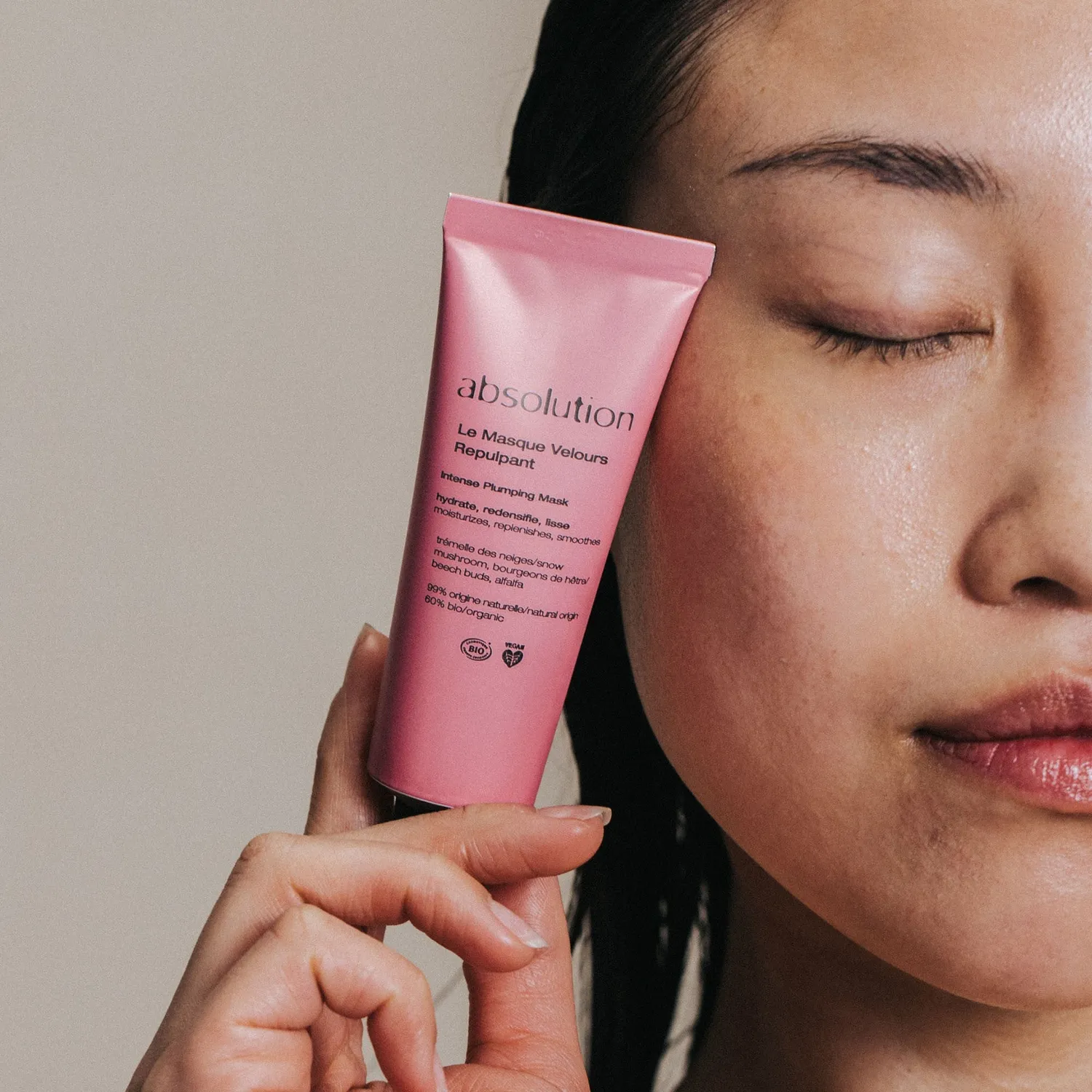 Absolution Velours Repulpant masque visage trémelle