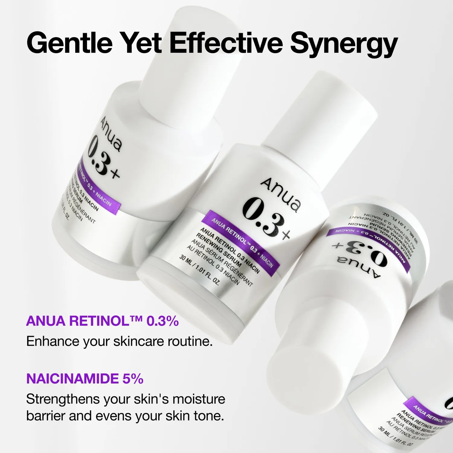 ANUA Nano Retinol 0.3% + Niacin Renewing Serum sérum anti-âge