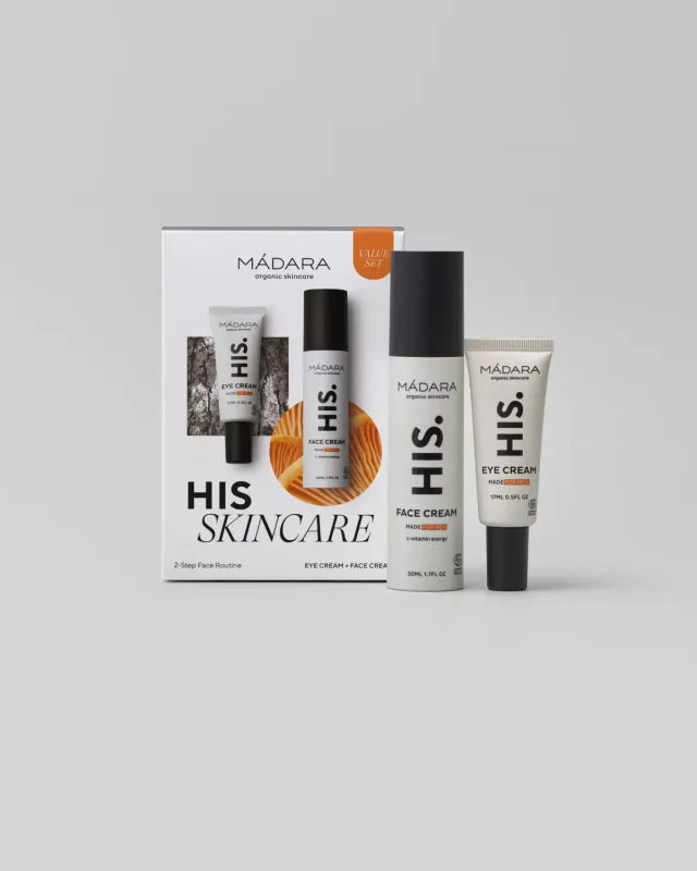 Mádara HIS Routine 2 soins crème visage et yeux homme 50+17 ml