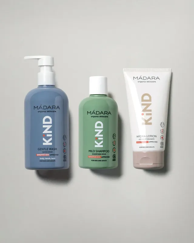 Mádara Kind Family Set coffret corps 3 pièces peau sensible