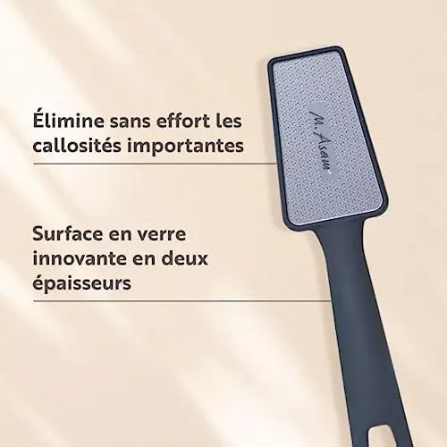 M. Asam lime pieds verre anti-callosités double face