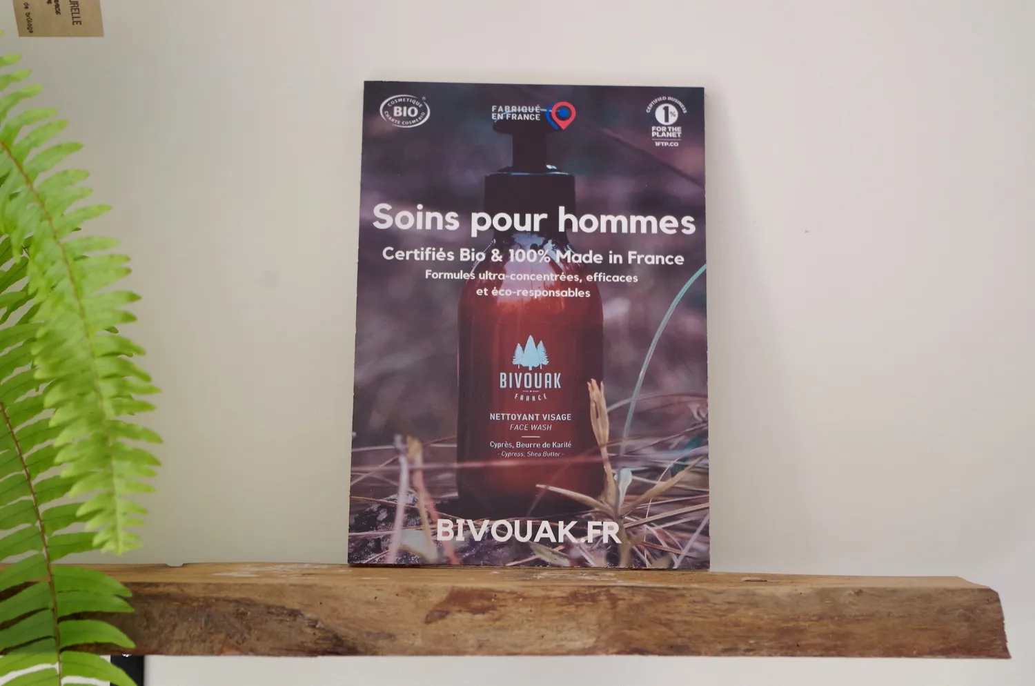 Bivouak Affiche A4 PLV carton rigide 21x29,7cm