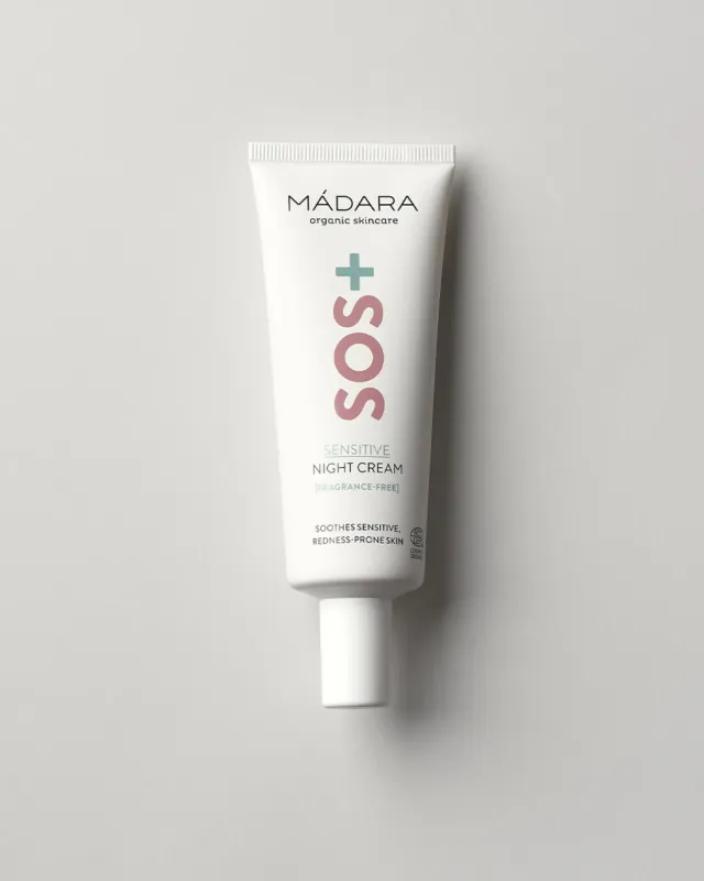 Mádara SOS+ Sensitive Night crème nuit 70 ml