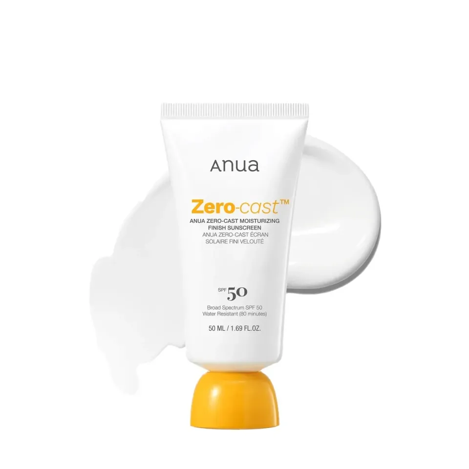 Anua Zero-Cast Moisturizing crème solaire 50 ml SPF50+ invisible