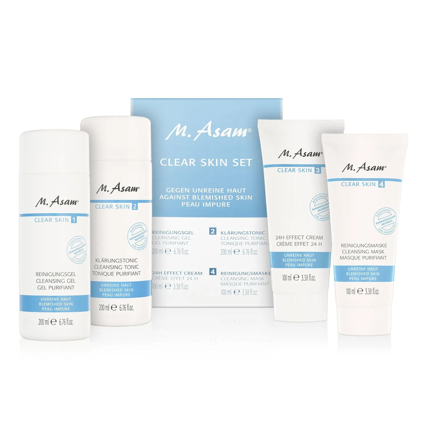 M. Asam Clear Skin gel nettoyant purifiant 200 ml