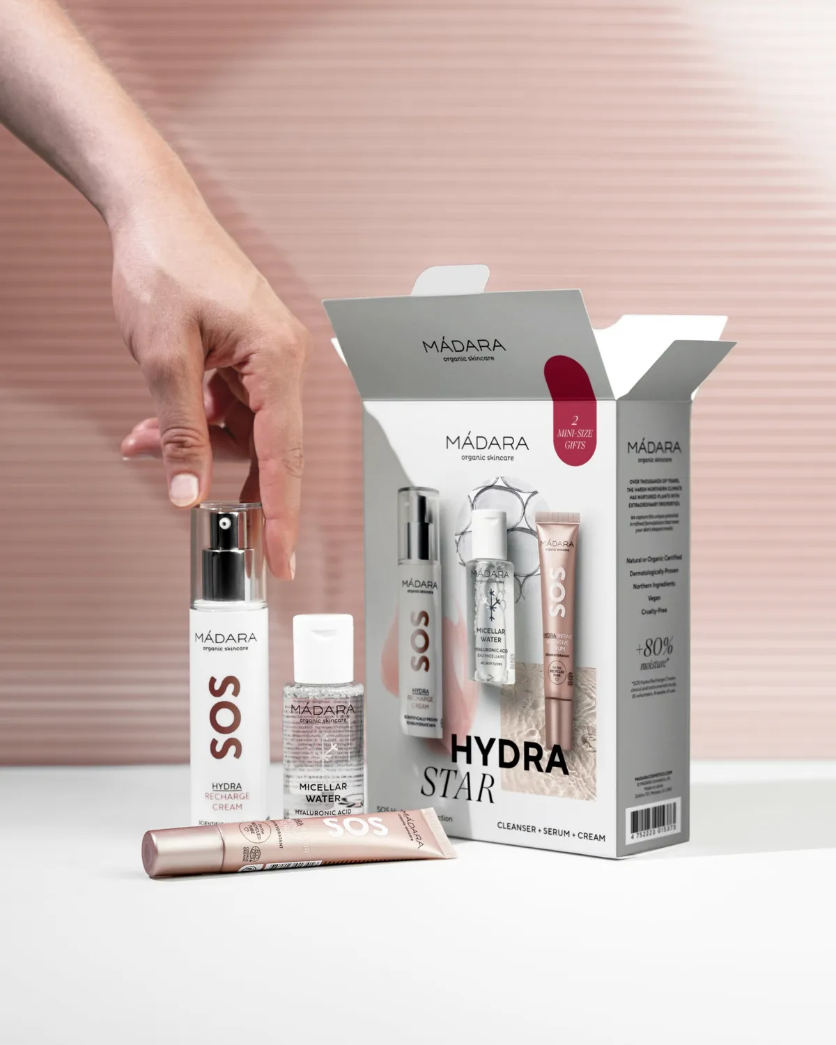 Mádara Hydra Star Collection coffret 3 soins hydratants