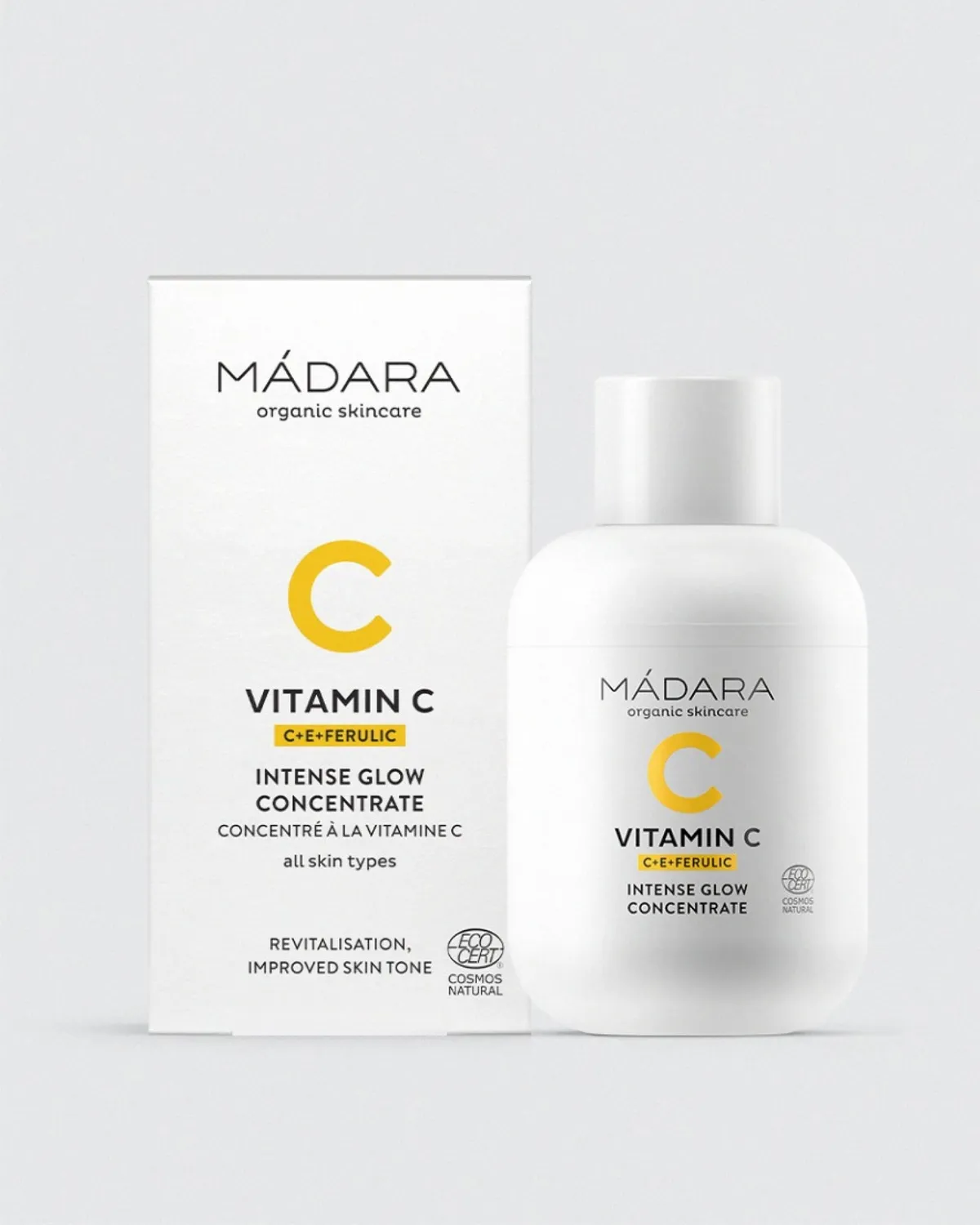 Mádara Vitamin C Intense Glow concentré éclat 30ml ferulique