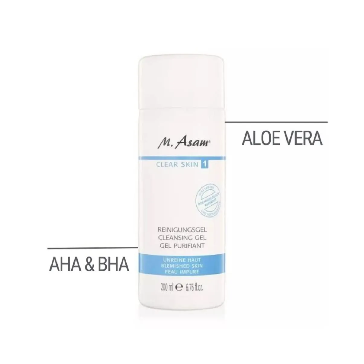 M. Asam Clear Skin gel nettoyant purifiant 200 ml