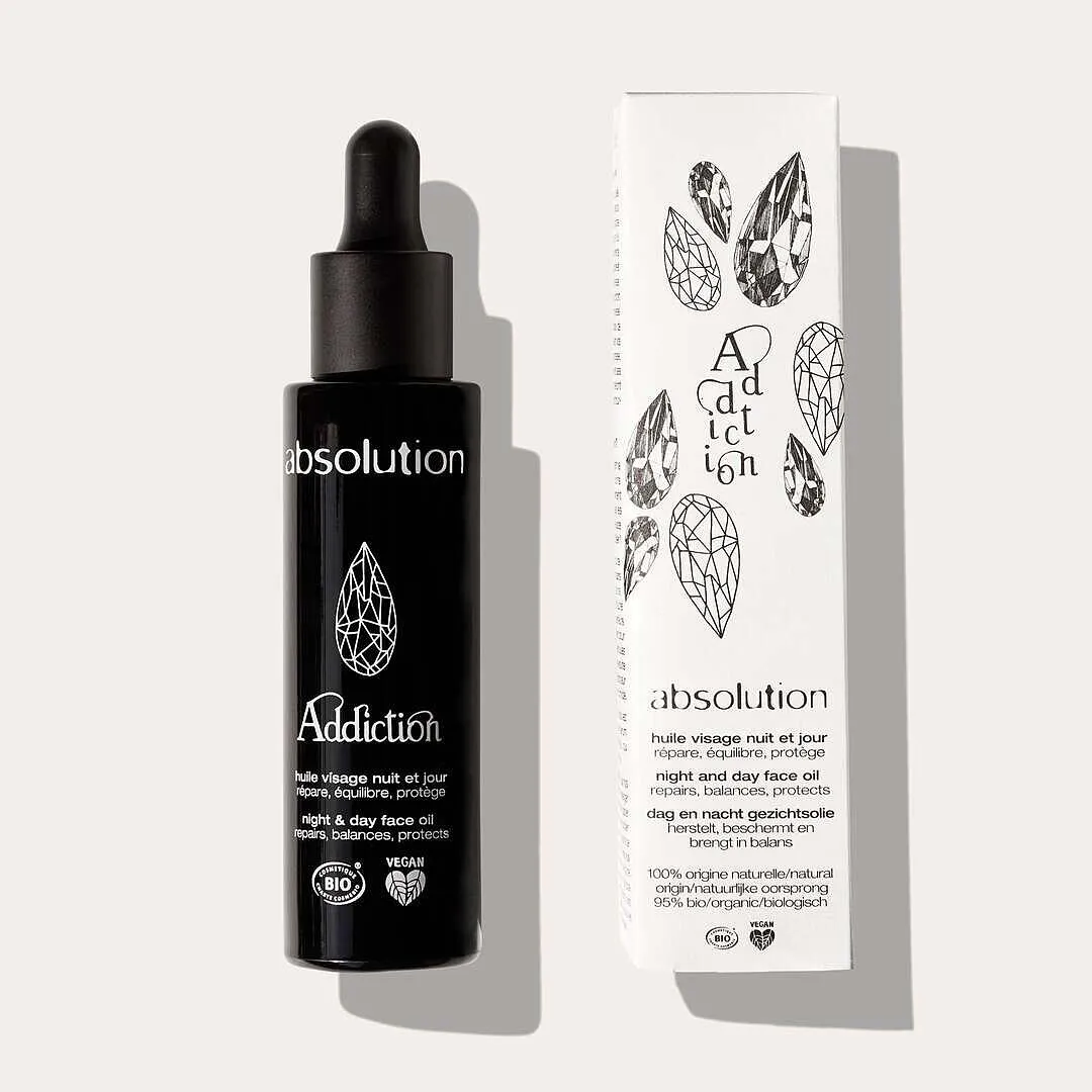 Absolution Addiction huile visage bio nourrissante éclat
