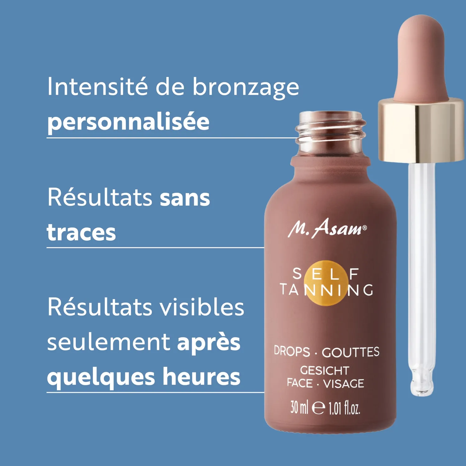 M. Asam Sun Self Tanning Drops Autobronzant 30 ml hâle
