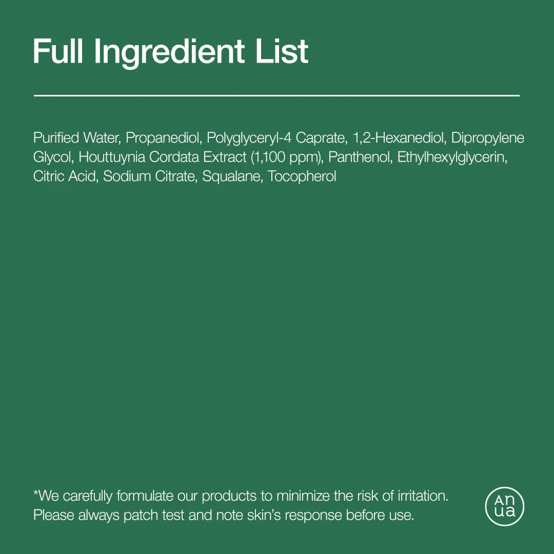 Anua Heartleaf Low pH eau nettoyante micellaire douce