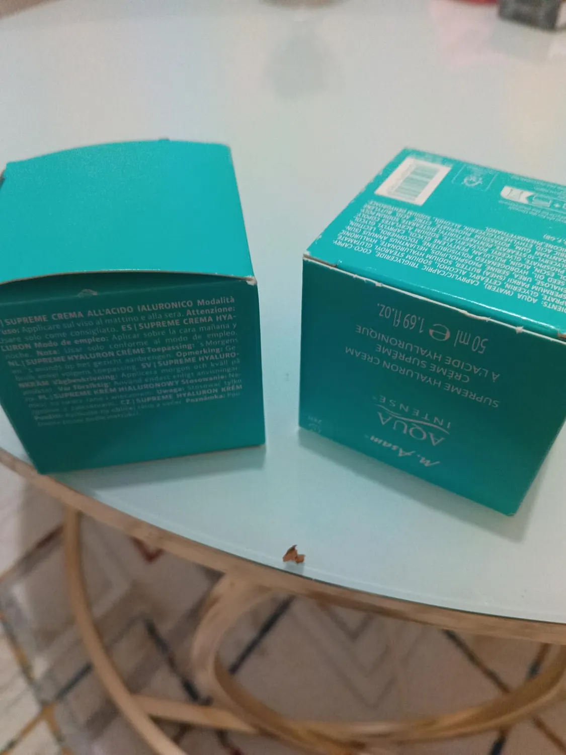 M. Asam Aqua Intense Crème Suprême crème visage 50ml hydratante