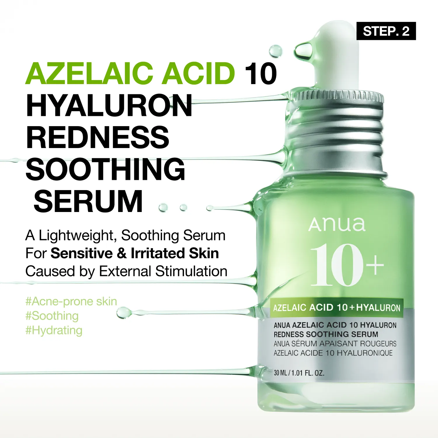 Anua Redness Soothing Prep & Boost Duo coffret rougeurs