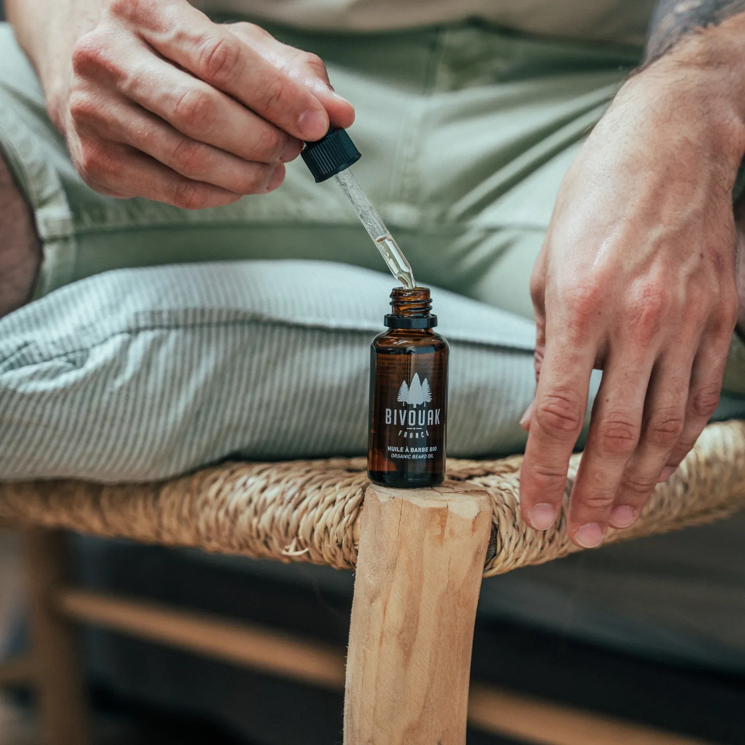 Bivouak Huile à Barbe bio 30 ml argan ricin