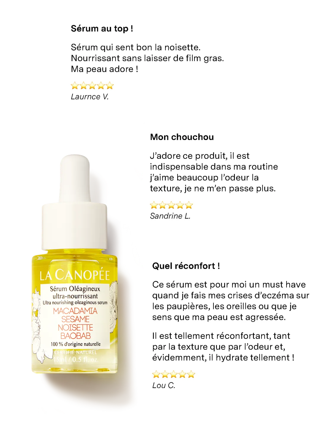 La Canopée Sérum Oléagineux huile visage ultra-nourrissant