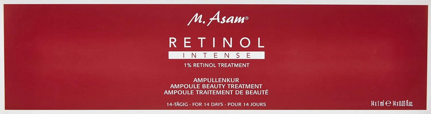 M. Asam Retinol Intense ampoules 14 x 1 ml lissant nuit