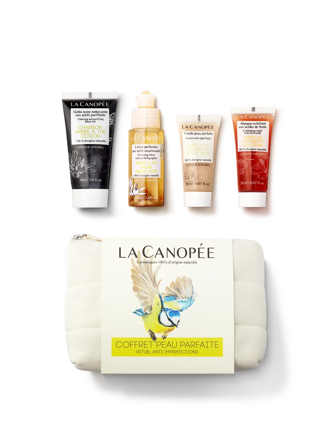 La Canopée Rituel Peau Parfaite coffret 4 soins voyage