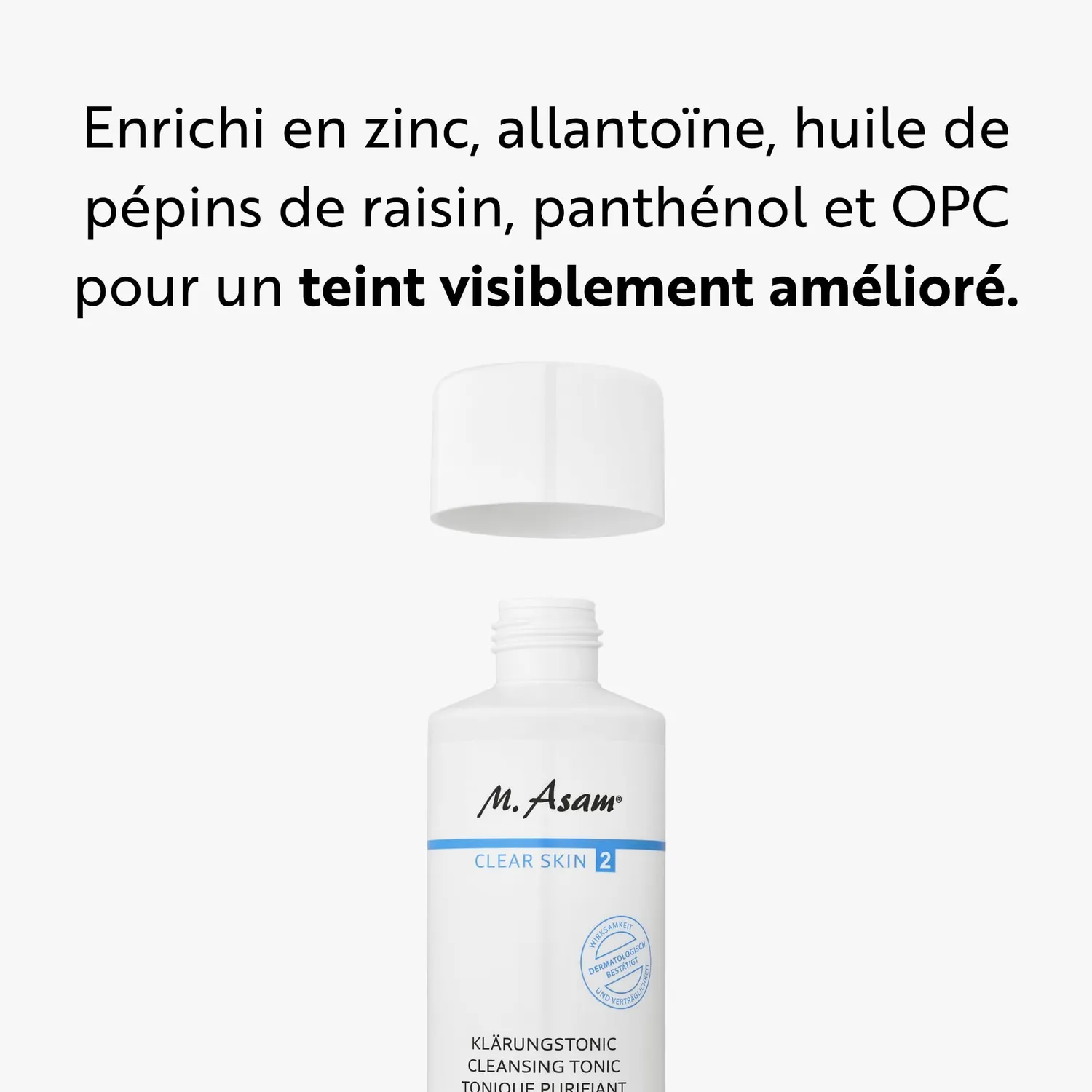 M. Asam Clear Skin lotion tonique purifiante 200 ml sébum