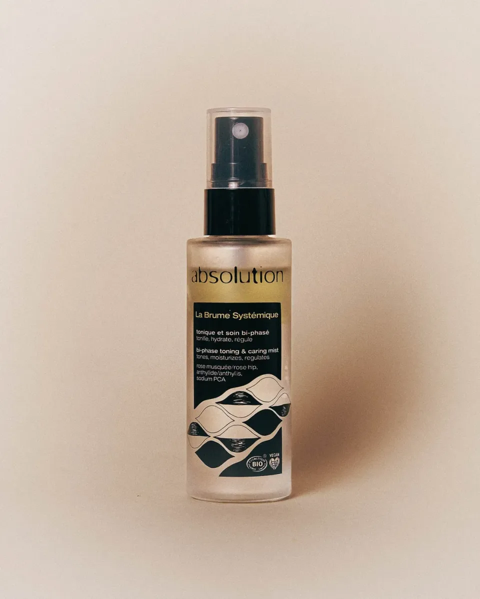 Absolution La Brume Systémique brume visage voyage hydratante