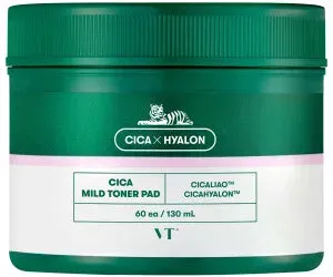 VT Cosmetics Cica Mild Toner Pad disques 60 pièces