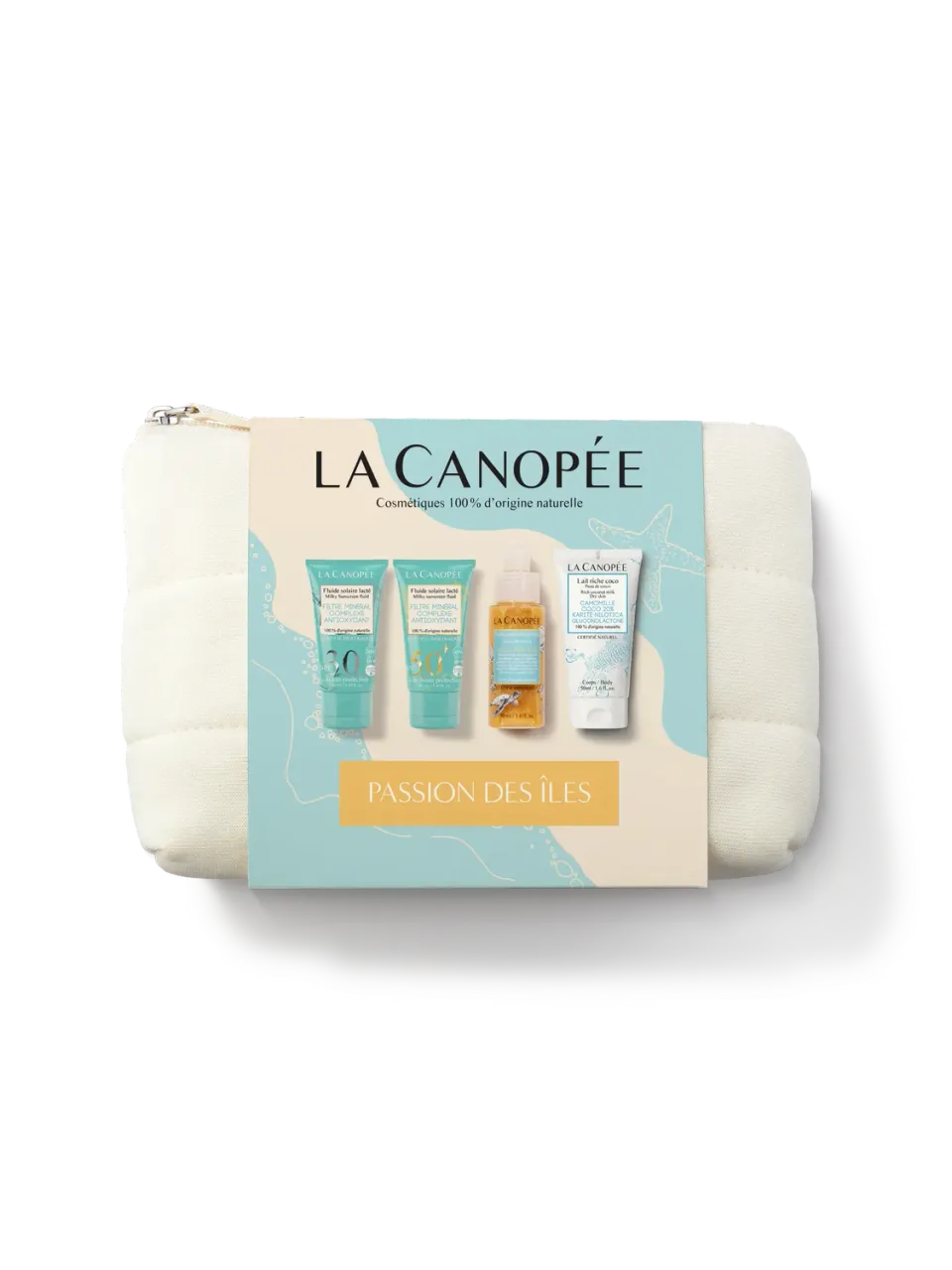 La Canopée Passion des Îles coffret solaire 4 soins minéral