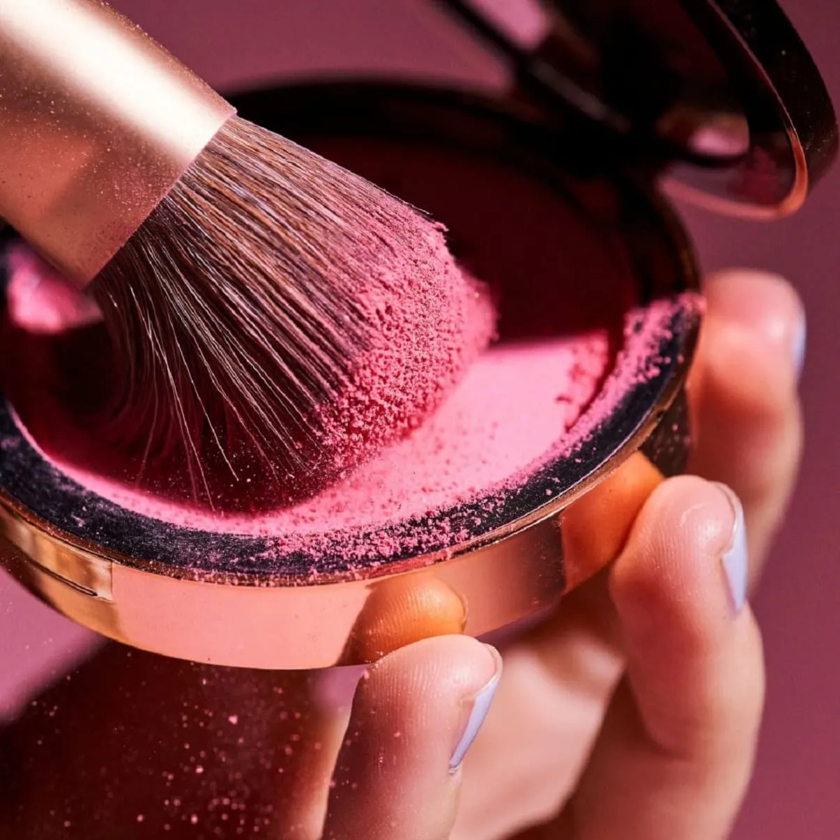 M. Asam Magic Finish pinceau kabuki maquillage biseauté
