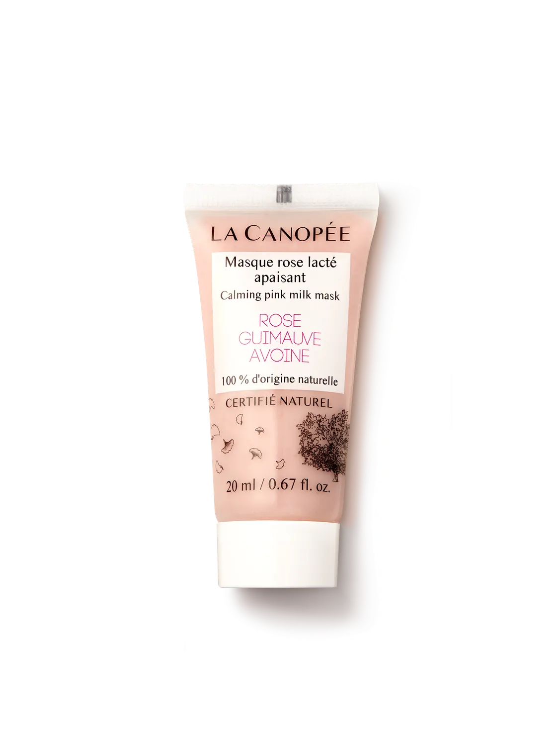 La Canopée Masque rose masque visage 50 ml apaisant