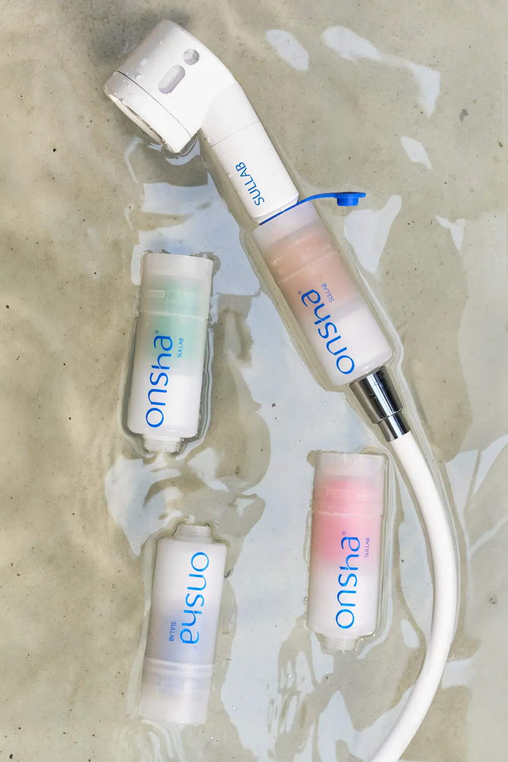 Sullab Onsha Home pommeau douche filtrant 4 filtres parfumés