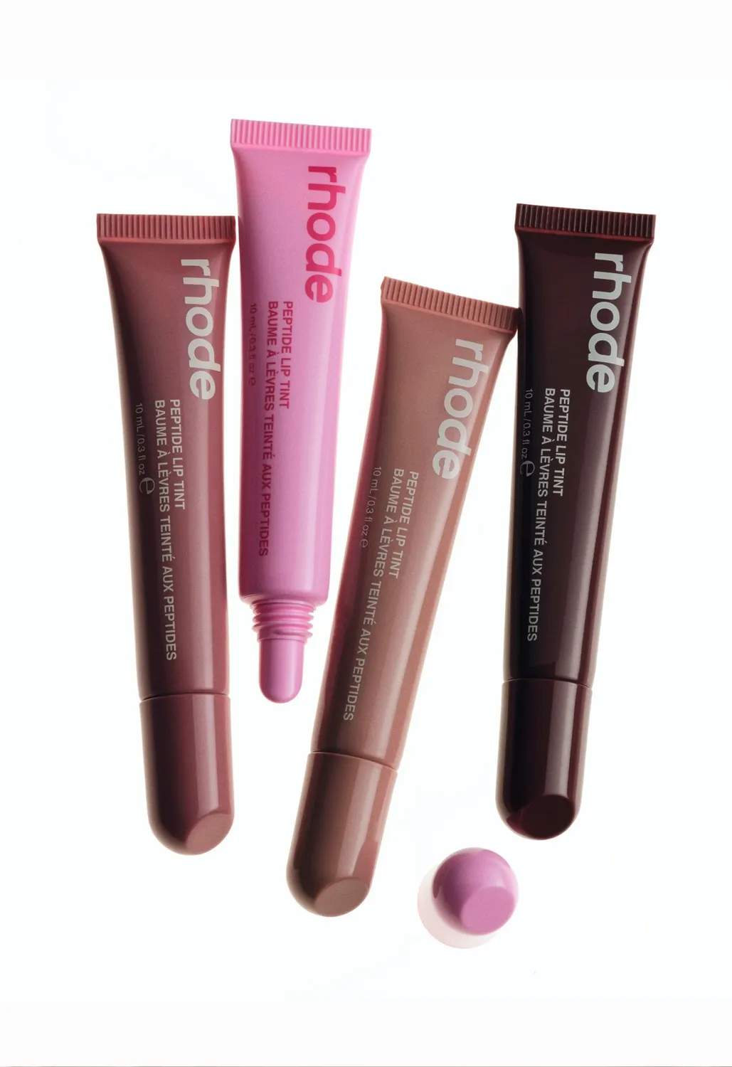 Rhode Peptide Lip Tint gloss lèvres 4x10 ml set hydratant