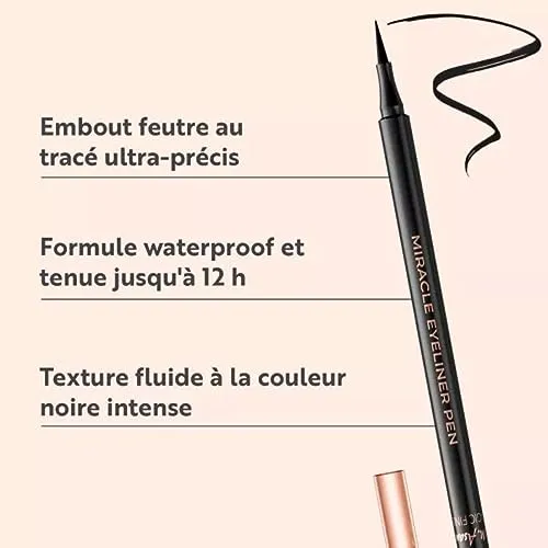 M. Asam Magic Finish Miracle Eyeliner feutre noir 1 ml waterproof