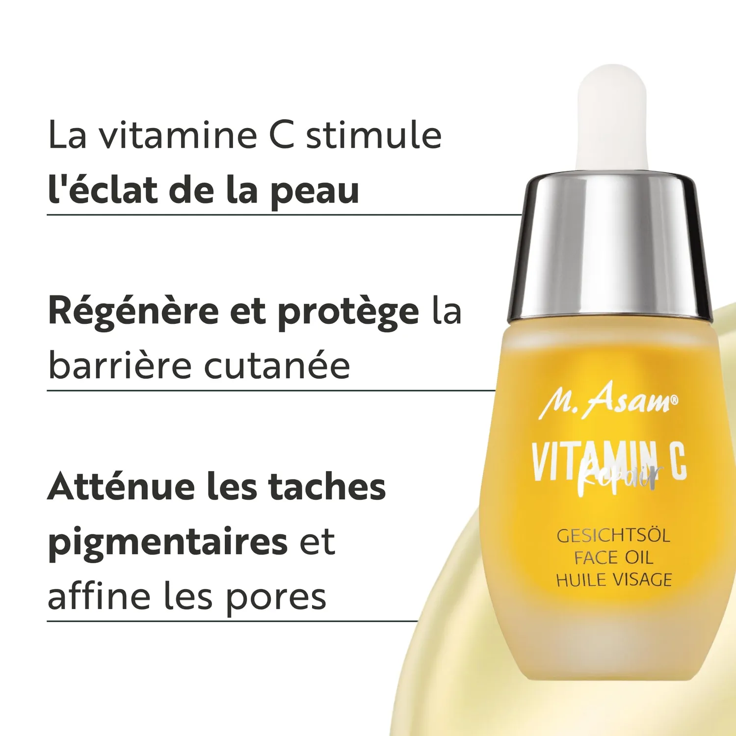 M. Asam Vitamin C Repair huile visage 30 ml éclat