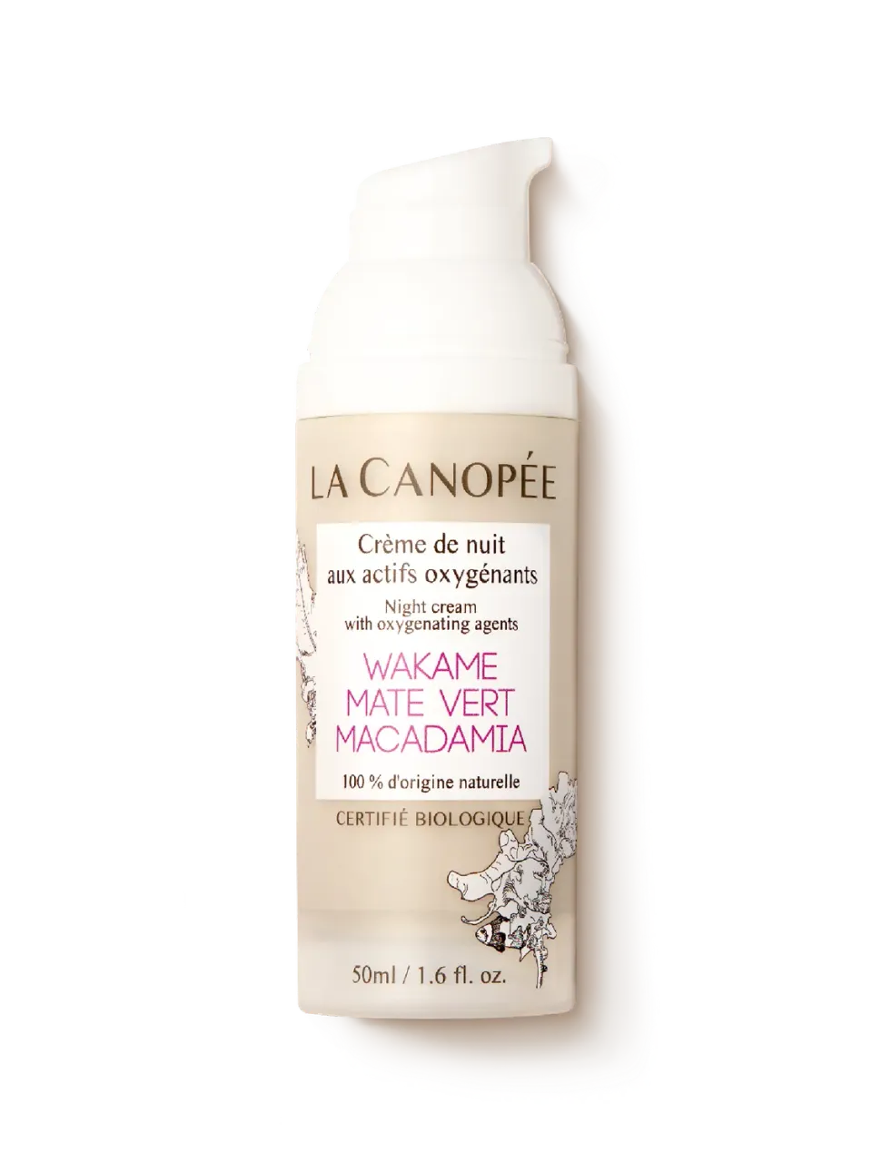 La Canopée crème de nuit oxygénante 50 ml teint frais