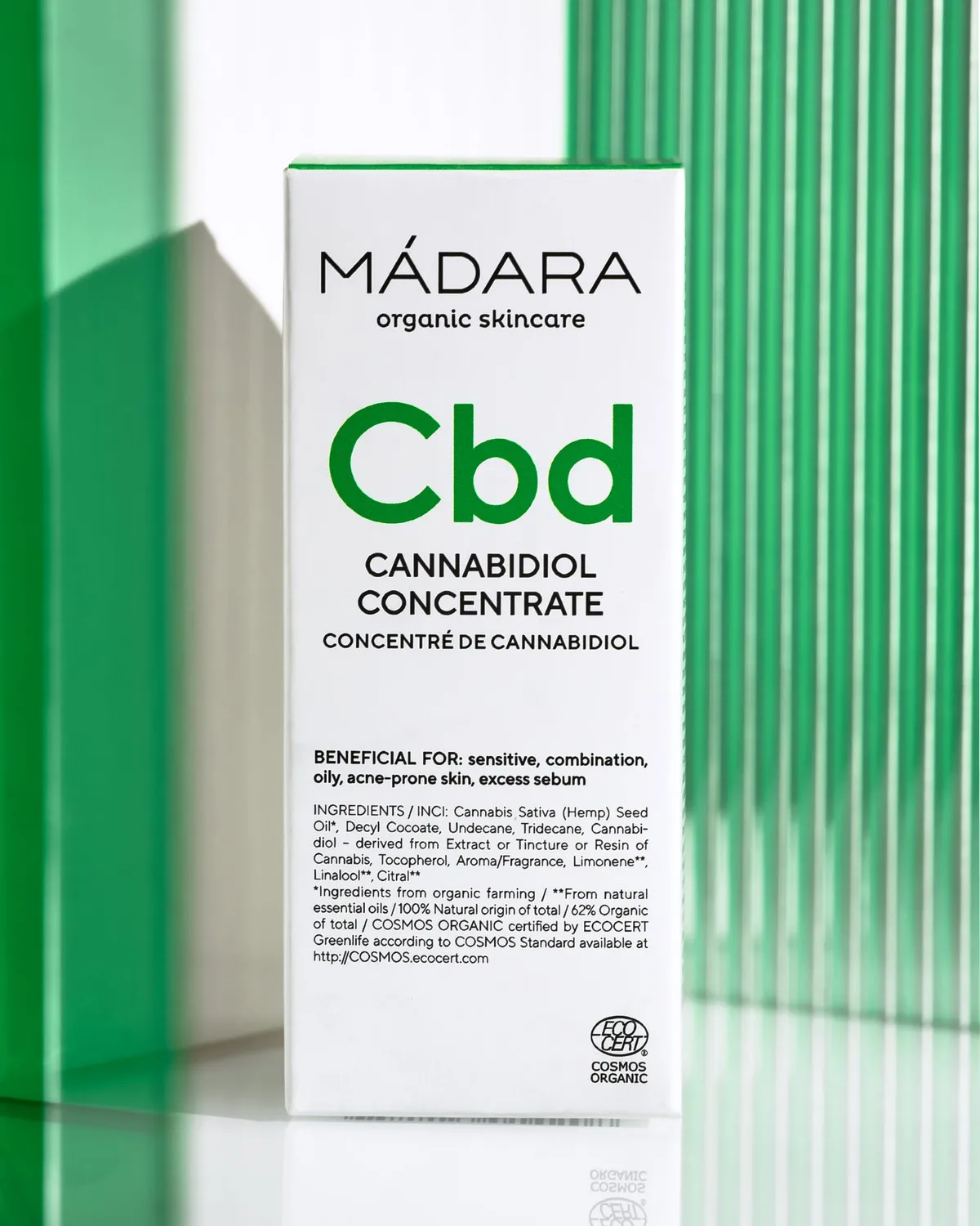 Mádara Custom Actives Cannabidiol sérum 17,5 ml apaisant