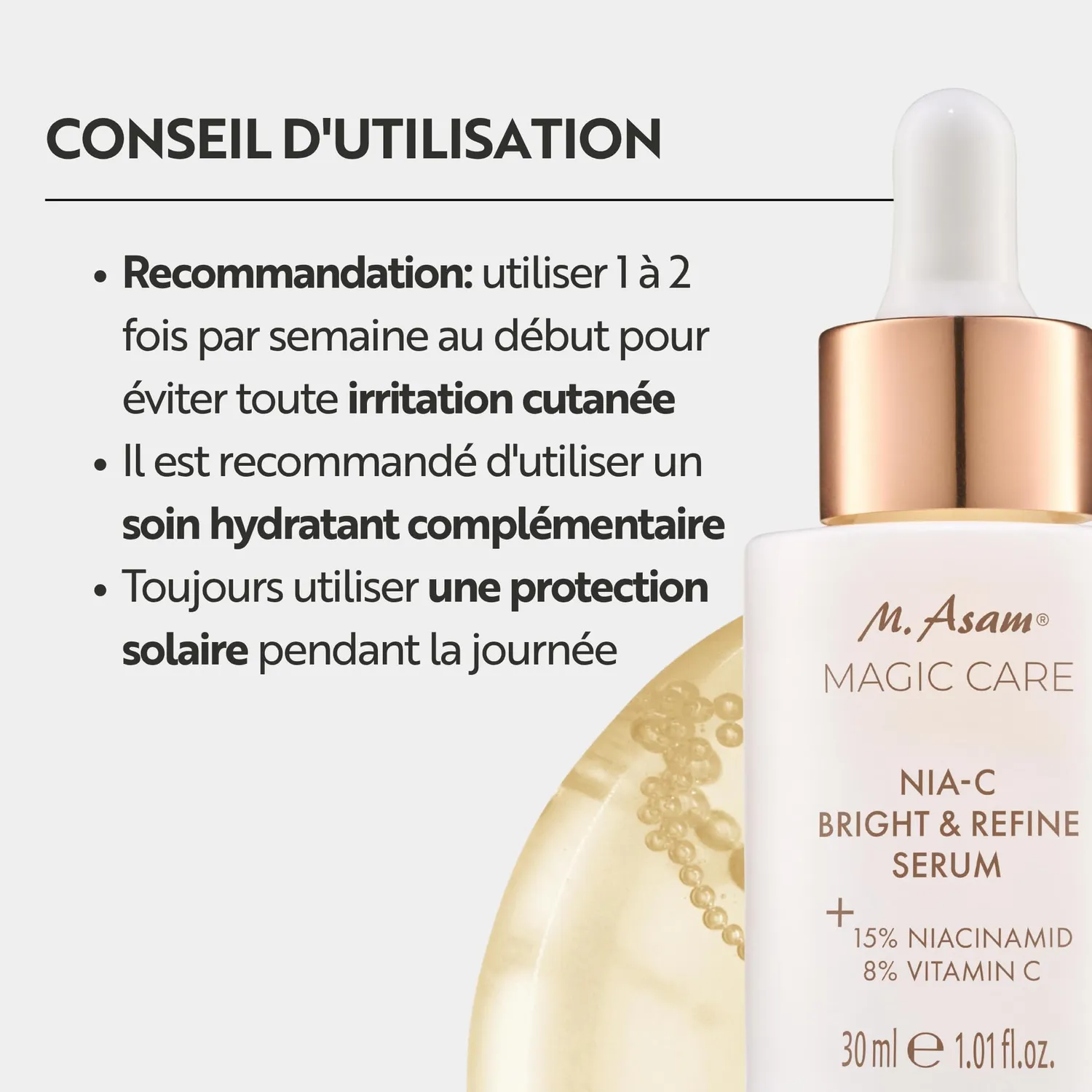 M. Asam Magic Care Niacinamide Bright & Refine sérum 30 ml taches
