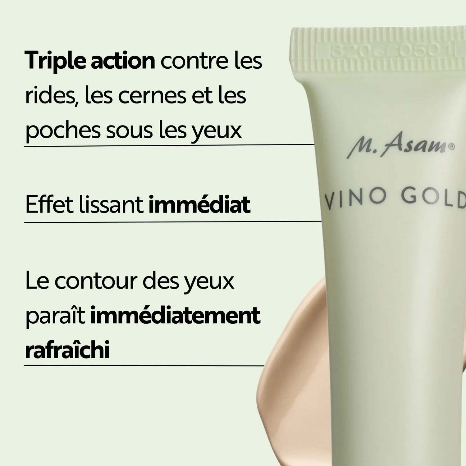 M. Asam Vino Gold Crème contour des yeux 15 ml caféine