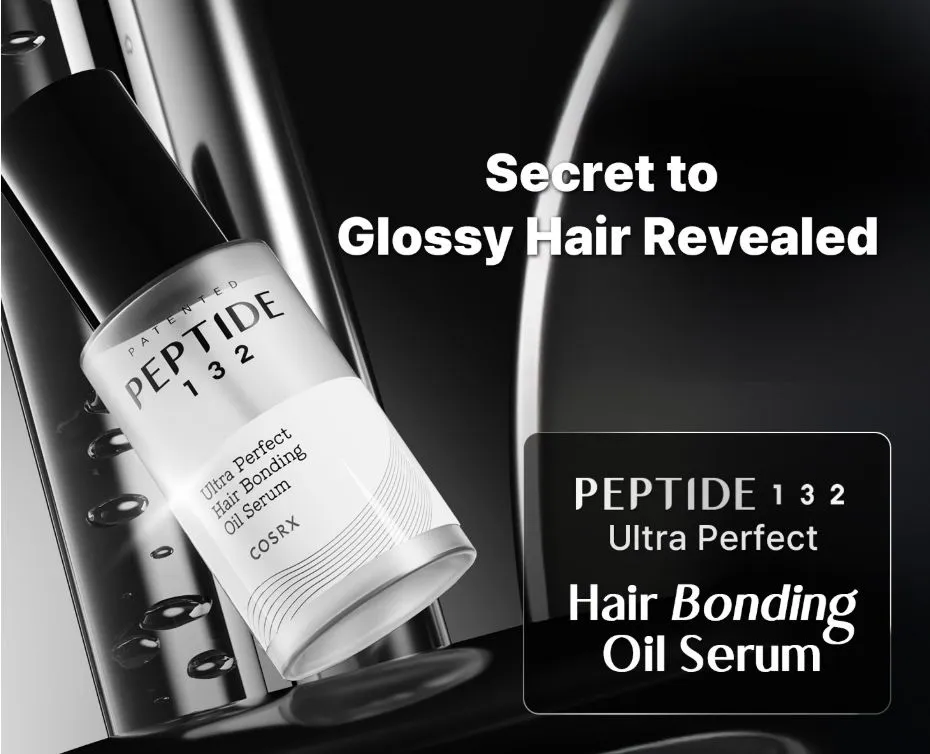 COSRX Peptide 132 sérum huile cheveux peptide agrumes