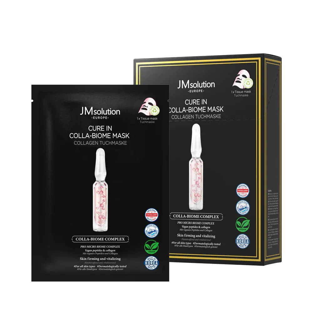 JMsolution Cure In Colla-Biome masque tissu 1 pièce collagène